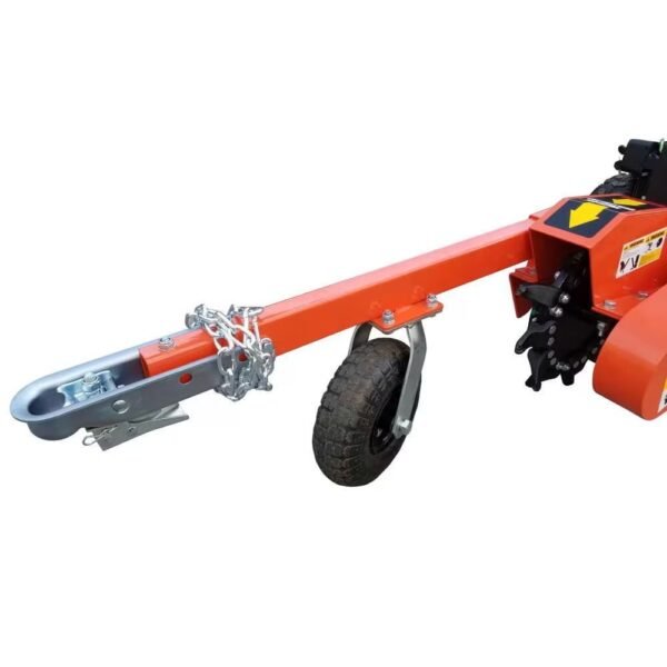 DK2 14 in. 14 HP Gas Powered Commercial Stump Grinder with Electric Start & Towbar