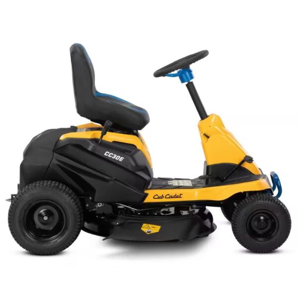 Cub Cadet 30 in. 56-Volt MAX 30 Ah Battery Lithium-Ion Electric Drive Cordless Riding Lawn Tractor with Mulch Kit Included