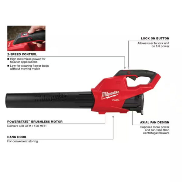 Milwaukee M18 FUEL 16 in. 18V Electric Battery Chainsaw/String Trimmer/Blower/Hatchet/Brush/Pole/Line/(4) /(3) Chargers