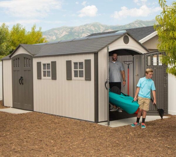 Lifetime 17.5 Ft. x 8 Ft. Outdoor Storage Shed