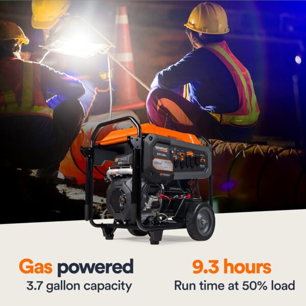 Generac 7706 Gas Powered Portable Generator 49st