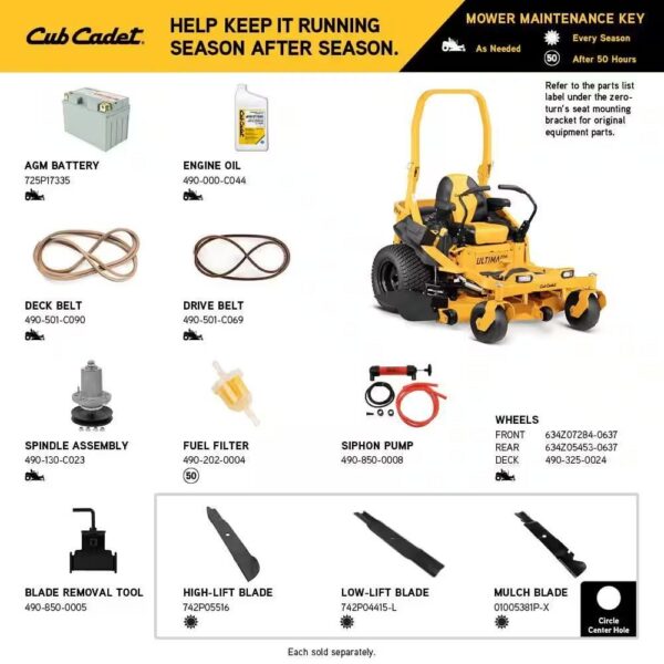 Cub Cadet Ultima ZTX4 60 in. Fabricated Deck 24 HP V-Twin Kohler 7000 Pro Series Engine Zero Turn Mower with Roll Over Protection