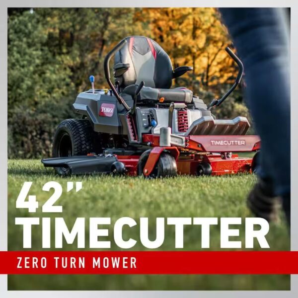 Toro 42 in. TimeCutter Iron Forged Deck 22 HP Kohler V-Twin Gas Dual Hydrostatic Zero-Turn Riding Mower with MyRIDE