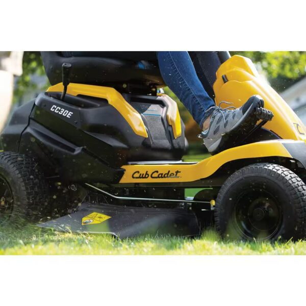 Cub Cadet 30 in. 56-Volt MAX 30 Ah Battery Lithium-Ion Electric Drive Cordless Riding Lawn Tractor with Mulch Kit Included