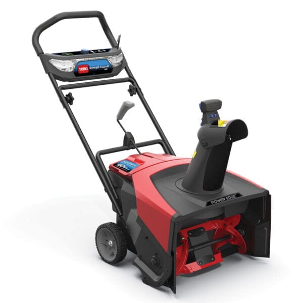 Toro Power Clear 21 in. W Single-Stage Electric Start Battery Snow Blower