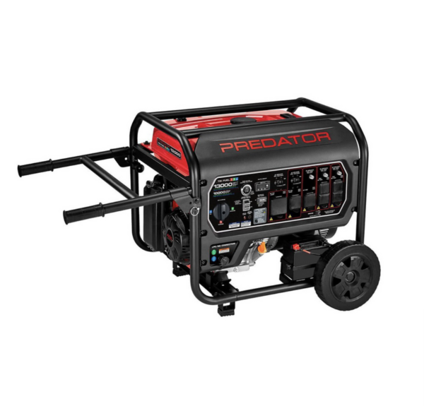 PREDATOR 13,000 Watt Tri-Fuel Portable Generator with Remote Start and CO SECURE