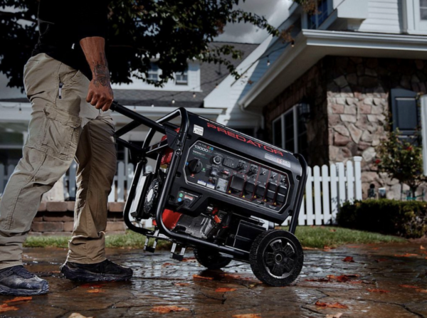 PREDATOR 13,000 Watt Tri-Fuel Portable Generator with Remote Start and CO SECURE