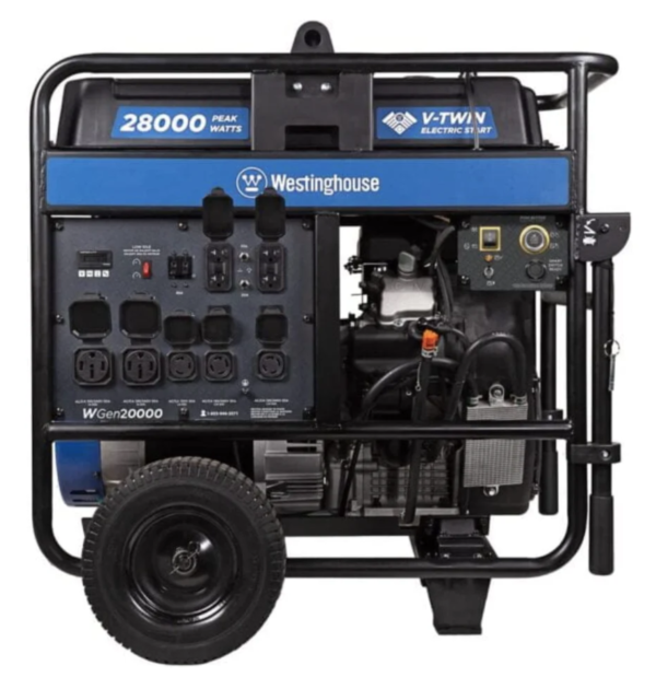 Westinghouse 28,000 Peak Watt Home Backup Portable Generator, Remote Electric St