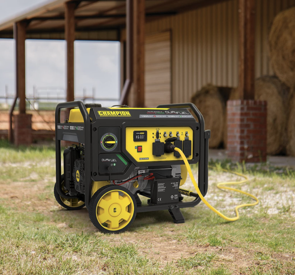 Champion Power Equipment 11,500-Watt Dual Fuel Portable Generator, Electric Star