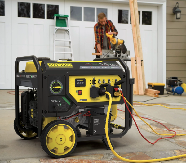 Champion Power Equipment 11,500-Watt Dual Fuel Portable Generator, Electric Star