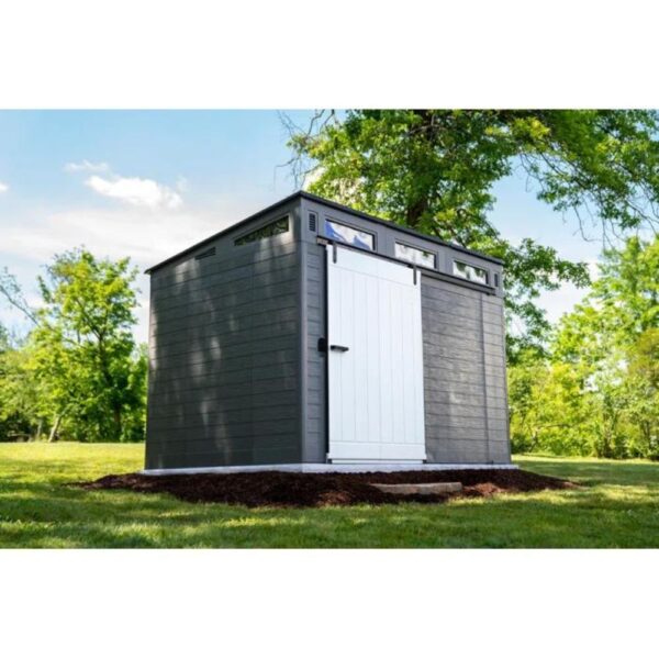 Suncast Modernist 10 ft. x 7 ft. Barn Door Storage Shed