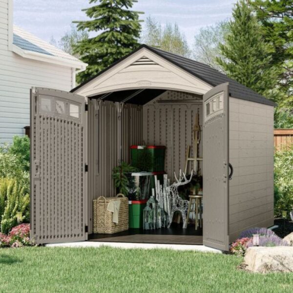 Suncast Vista® 7 ft. x 10 ft. Storage Shed BMS8005