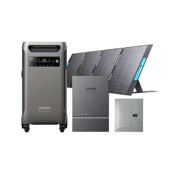 Anker SOLIX F3800 + Smart Home Power Kit + 400W Solar Panels