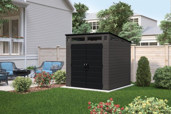 Suncast Modernist® 7 ft. x 7 ft. Storage Shed BMS7780