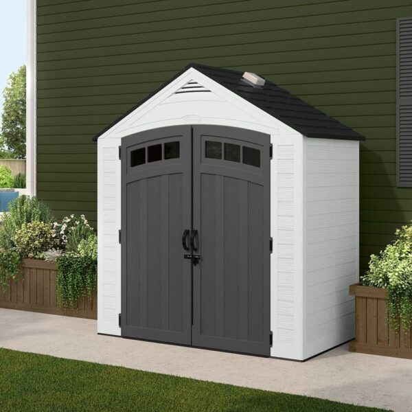 Suncast Vista® 7 ft. x 4 ft. Storage Shed BMS7404